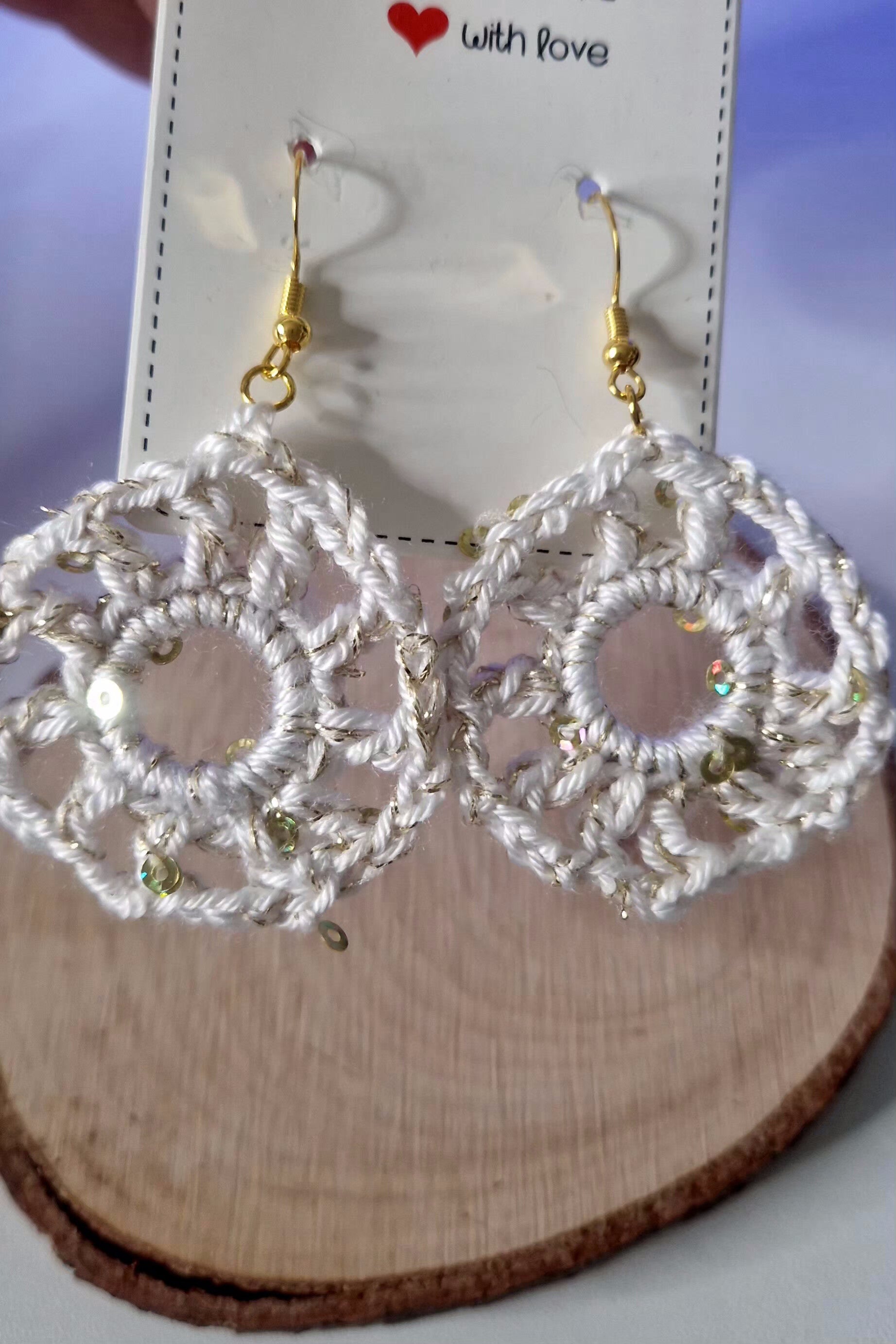 Elowen – Handgefertigte Statement-Ohrringe   Handmade Statement Earrings