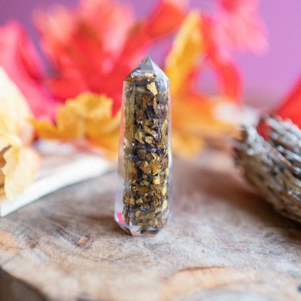 Orgonite Obelisk Tijgeroog (70 mm)