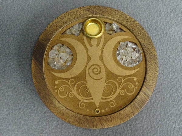 WIEROOK HOUDER BERGKRISTAL