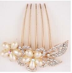 HK008 Een Set van 2 Haarkammetjes in Sieradendoosje