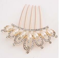 HK009 Een Set van 2 Haarkammetjes in Sieradendoosje