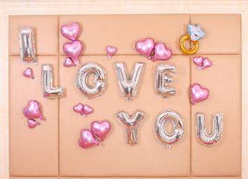 N021 Aluminiumfolie ballonnen decoratie set