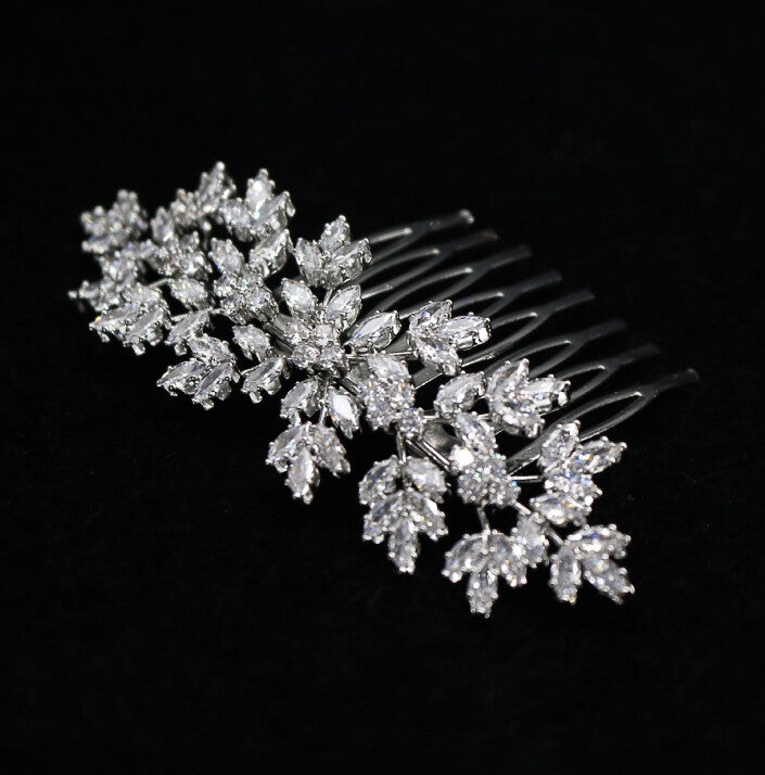 HK001  Een Set van 2 Haarkammetjes in Sieradendoosje