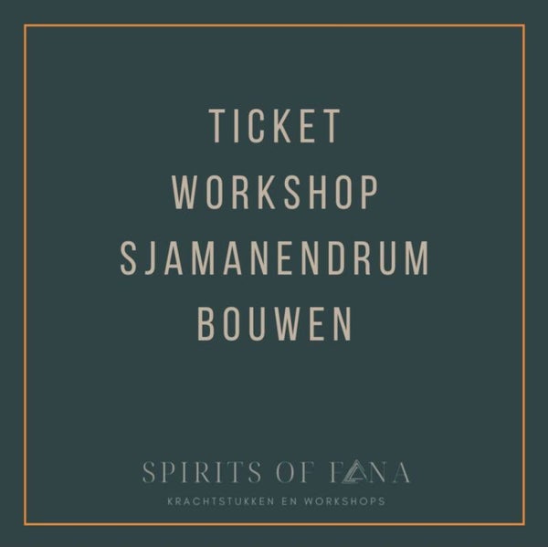 Workshop sjamanendrum bouwen 21 November 2026