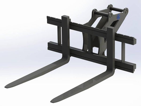 Palletframe 1200mm inclusief palletlepels 1000mm | S40