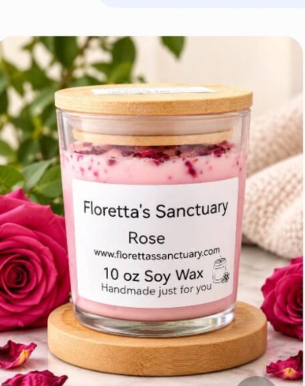 Floretta's Sanctuary Hand made candles