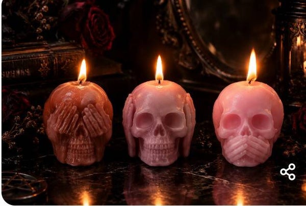 Floretta’s Handmade see No Evil, hear No Evil, speak No Evil Candles