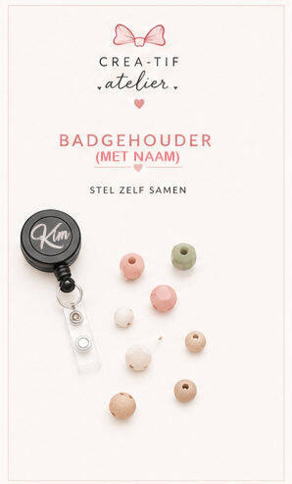 Badgehouder, Met naam, Crea-Tif Atelier