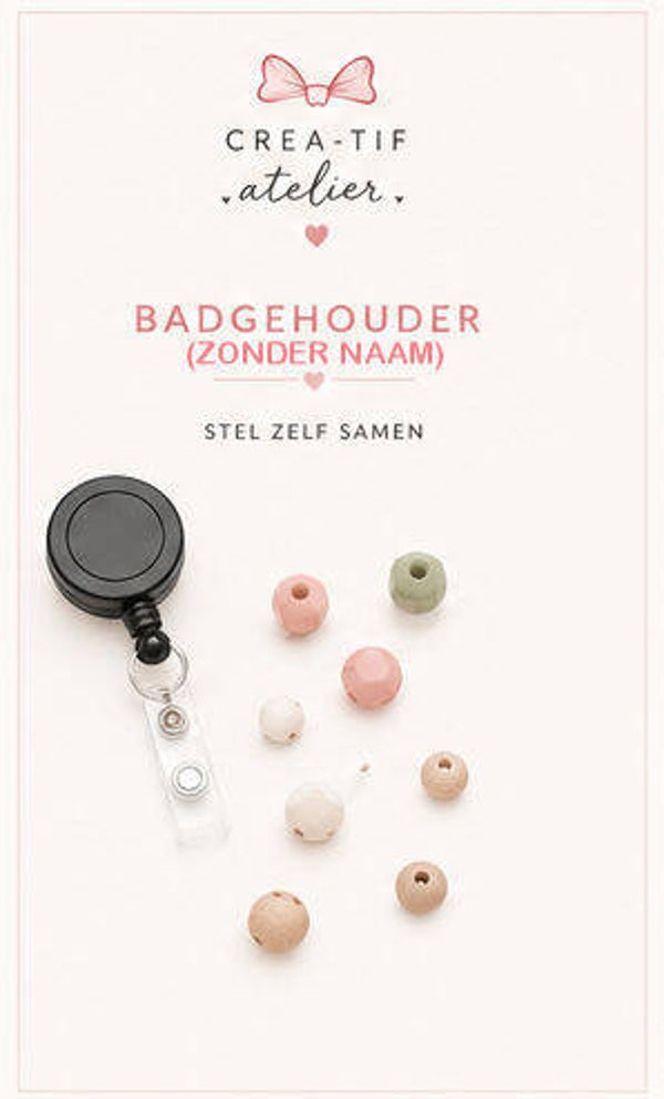Badgehouder, Zonder naam, Crea-Tif Atelier