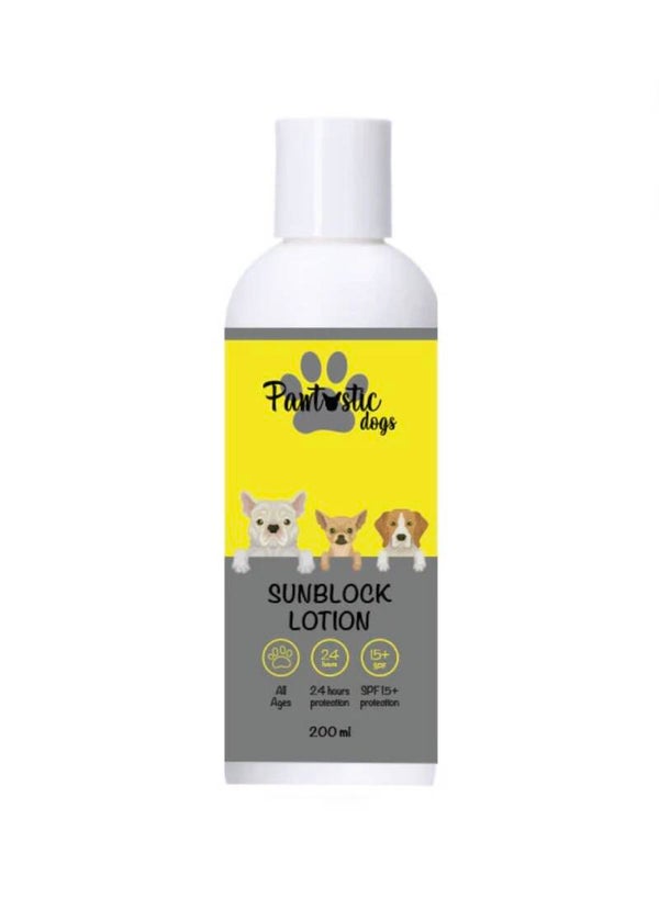 Zonnecrème voor hond, kat en paard SPF 15+