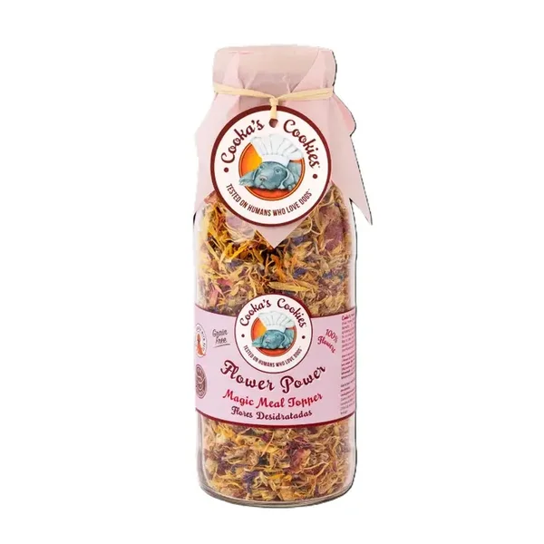 Cookas Cookies Flower -Power - Luchtgedroogde maaltijdtopper