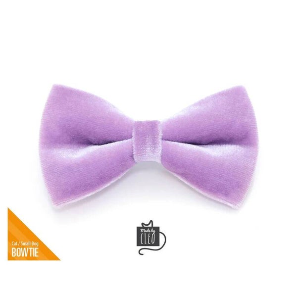 "Velvet - Lavender" - Vlinderdas voor katten