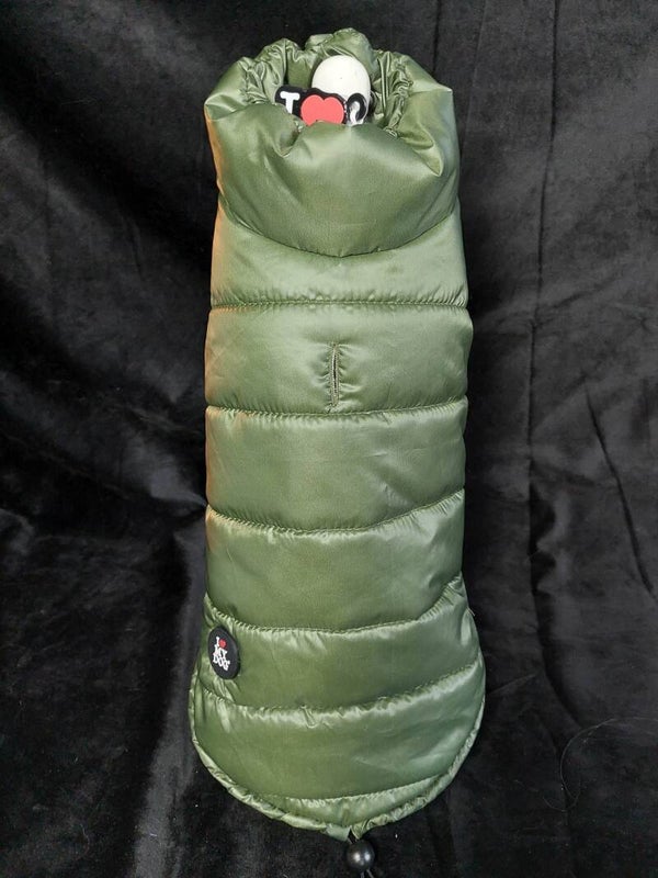 I love my dog easy jacket - Military Green
