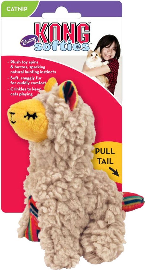 Kong kat Softies, buzzy llama