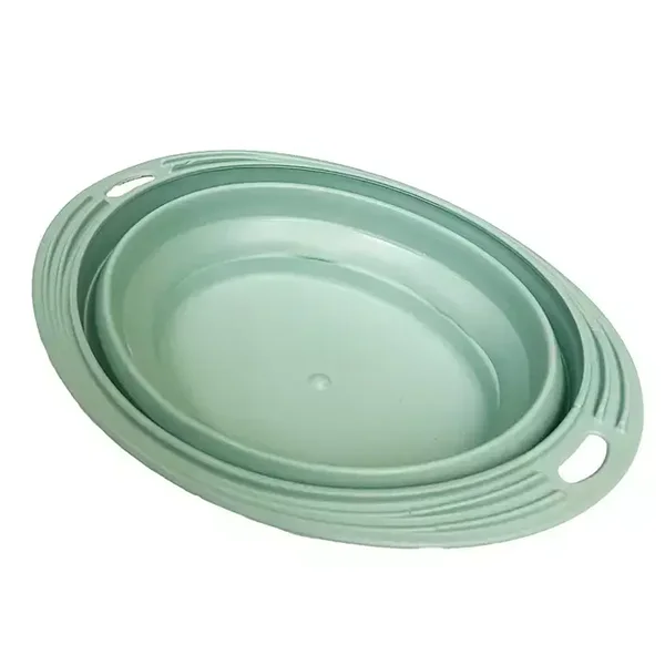 Opvouwbare ovale reisbak voor huisdieren