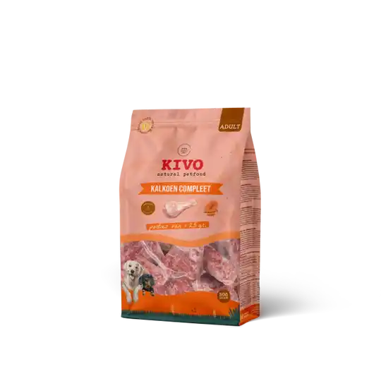 Kalkoen Compleet Portie 500gr