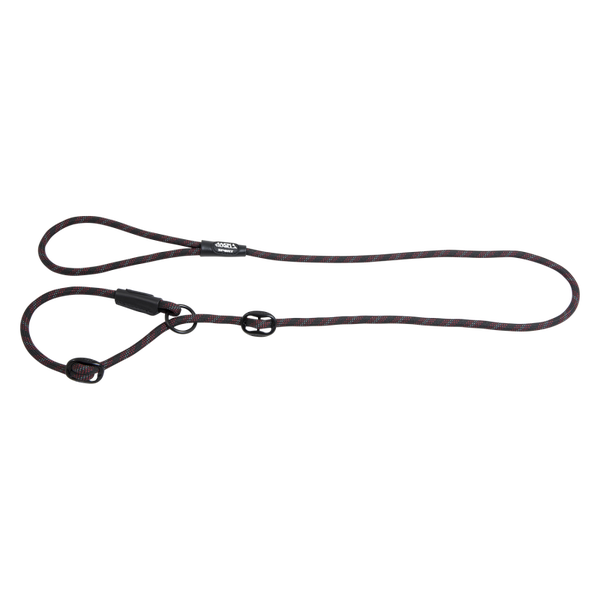 JV LUMINOUS DOTS Sliplijn Zwart-8mmx140cm