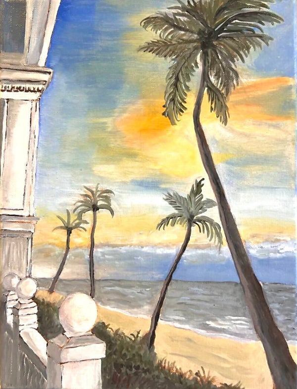 Sunset at Pelican Beach - Fort lauderdale, North-East View