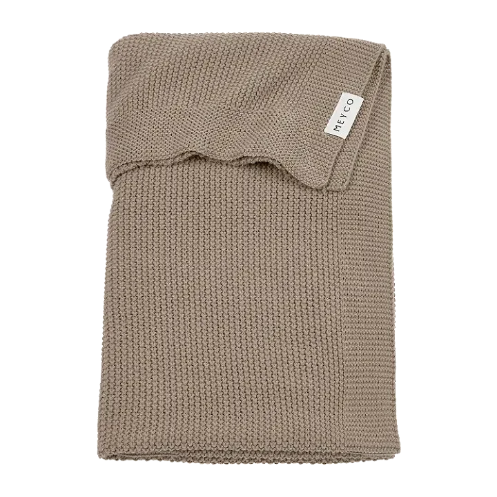 Deken Mini Relief - Dark Taupe 100x150cm - TOG 1.0