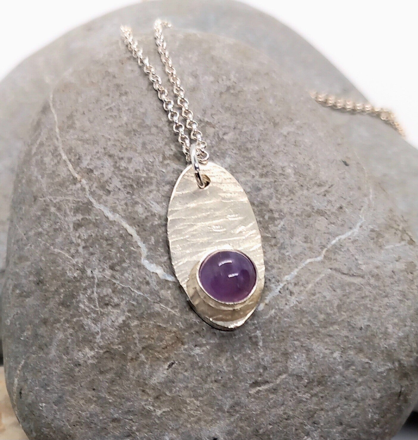 Silver & Amethyst Pendant