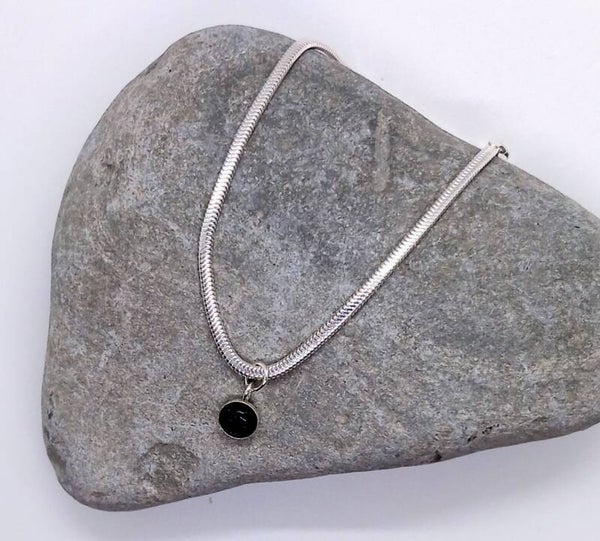 Blue Sandstone Snake Chain Bracelet