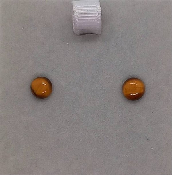 Tiger's Eye Studs