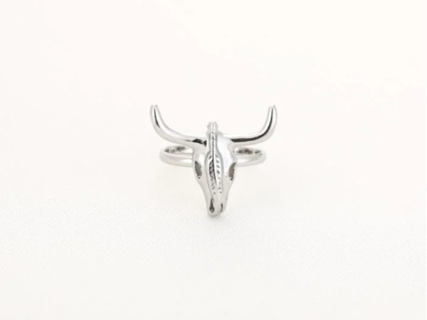 Bull Skull Ring
