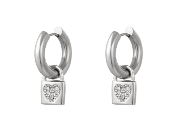 Key to my heart earrings