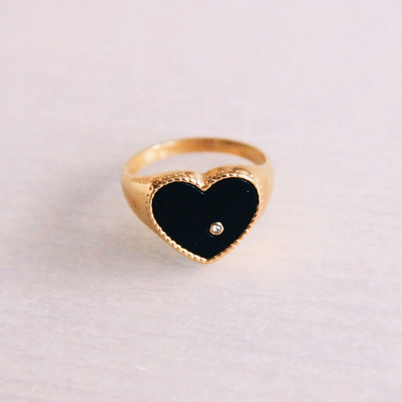 As Black as my Heart Ring