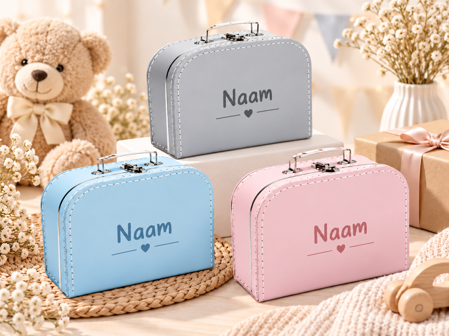 Kinderkoffertje met naam