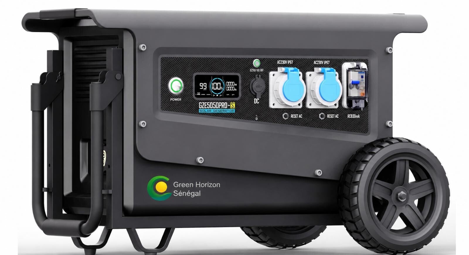 W5 GZE5050PRO – Batterie solaire portable 5 040 Wh | Green Horizon Senegal