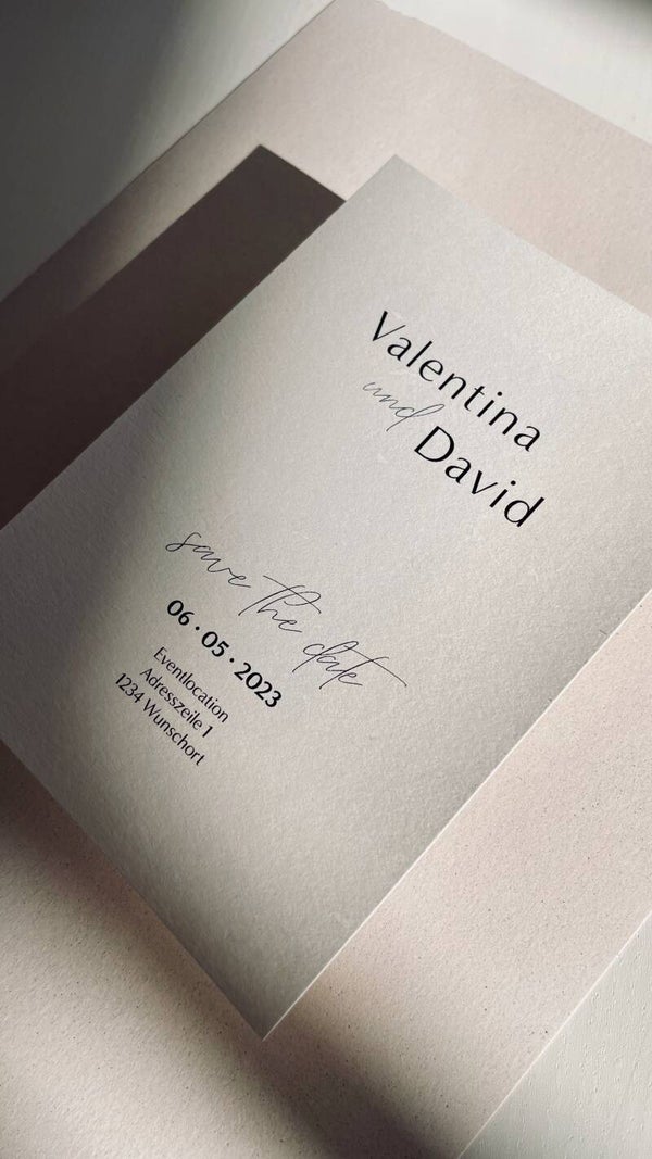 Save The Date Karte | Valentina