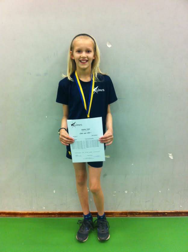 Sophie, lid van de club van 100 sinds ?; leeftijd ? jaar