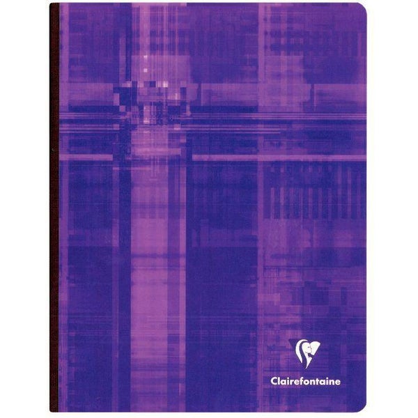 Cahier brochure Clairefontaine 17 × 22 cm, 192 pages, petits carreaux 5 × 5 mm, papier 90 g/m²