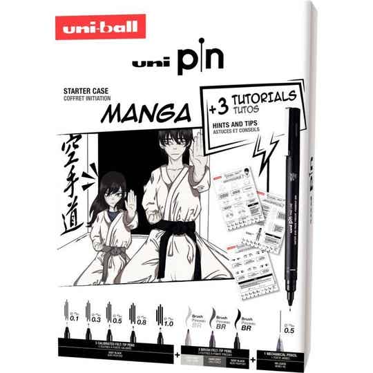Coffret dessin Manga Uni Pin