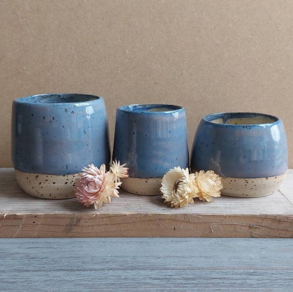 Serie in jeans blauw