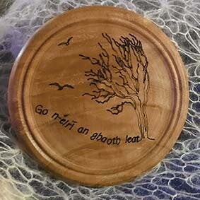 Wood-turned brooches crafted to highlight the natural beauty and individuality of each piece of wood.