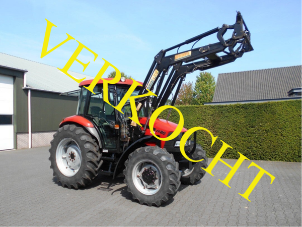 Case-IH JX 80 + Stoll Robust frontlader