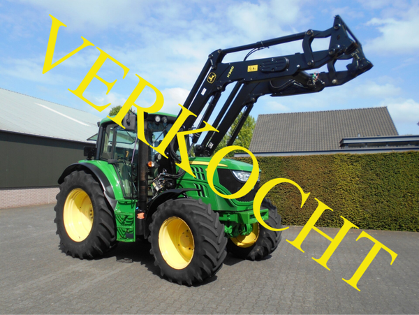 John Deere 6115M + frontlader