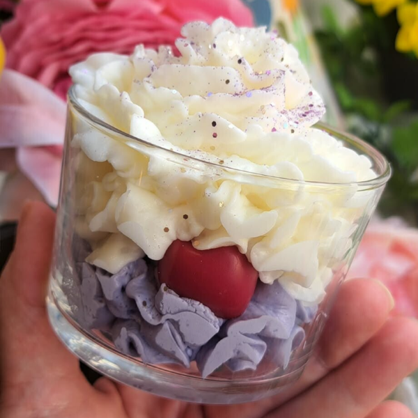 Bougies gourmandes "chantilly"
