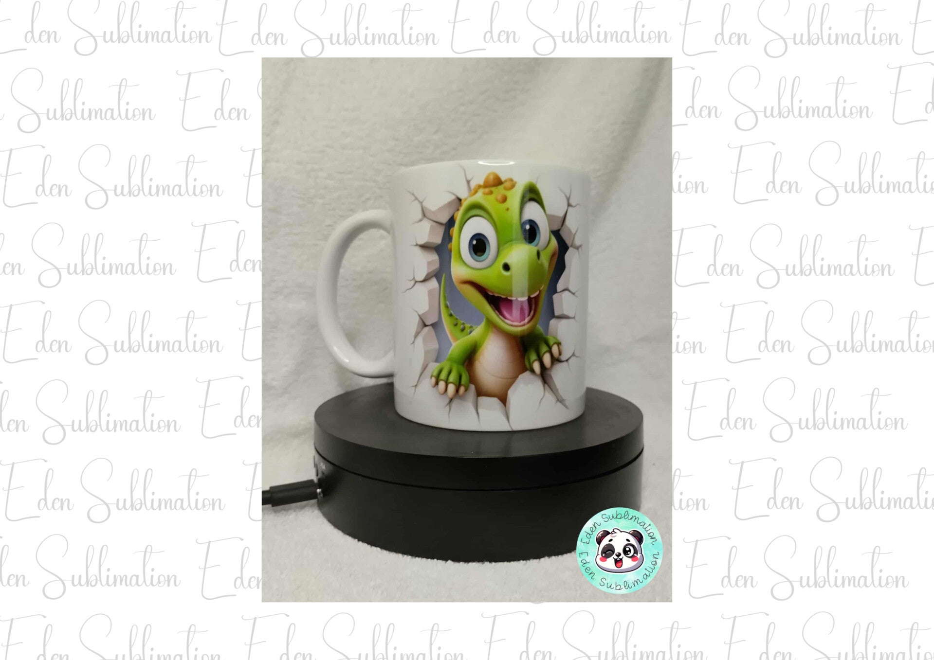 Mug Bébé Dinosaure Vert
