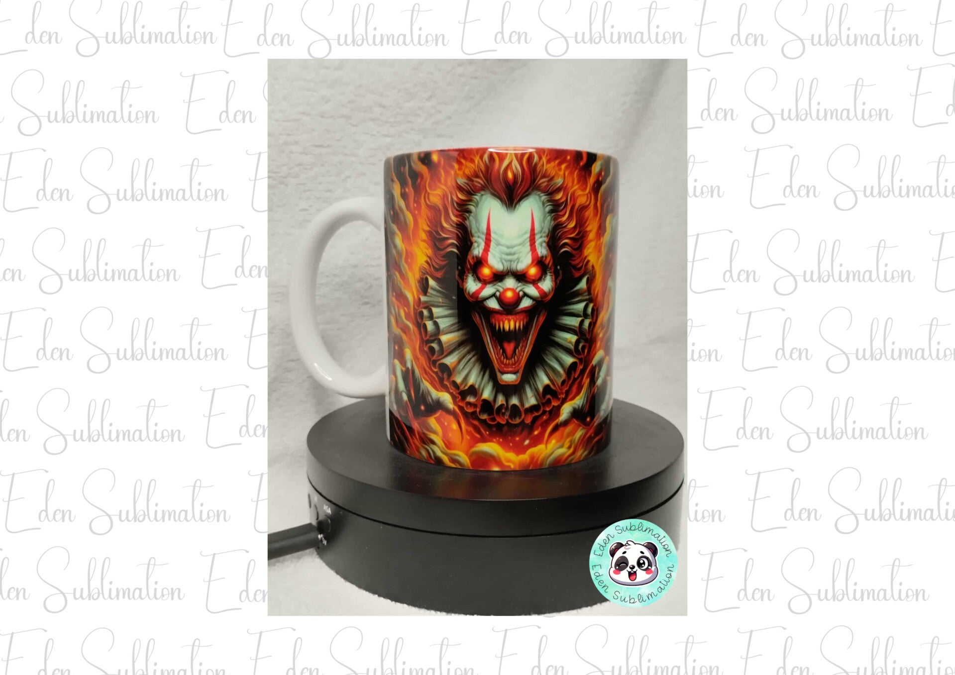 Mug Clown Enflammé – Style Dark