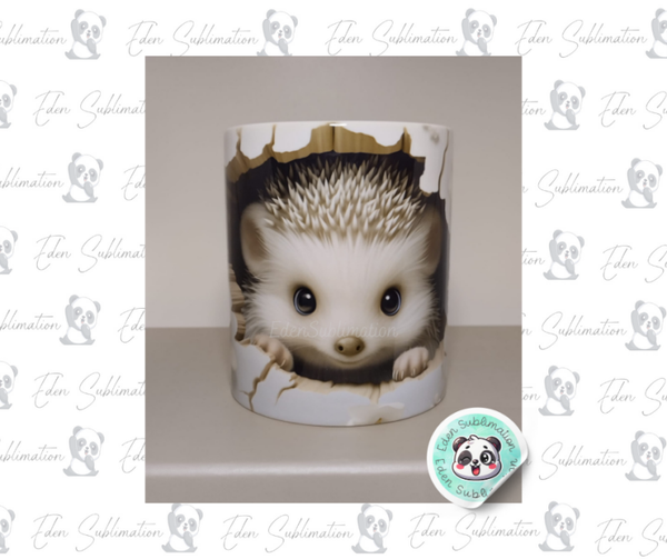 Mug Hérisson 3D – Tasse décorative ultra réaliste