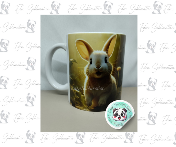 Mug lapin lumineux – douceur & nature