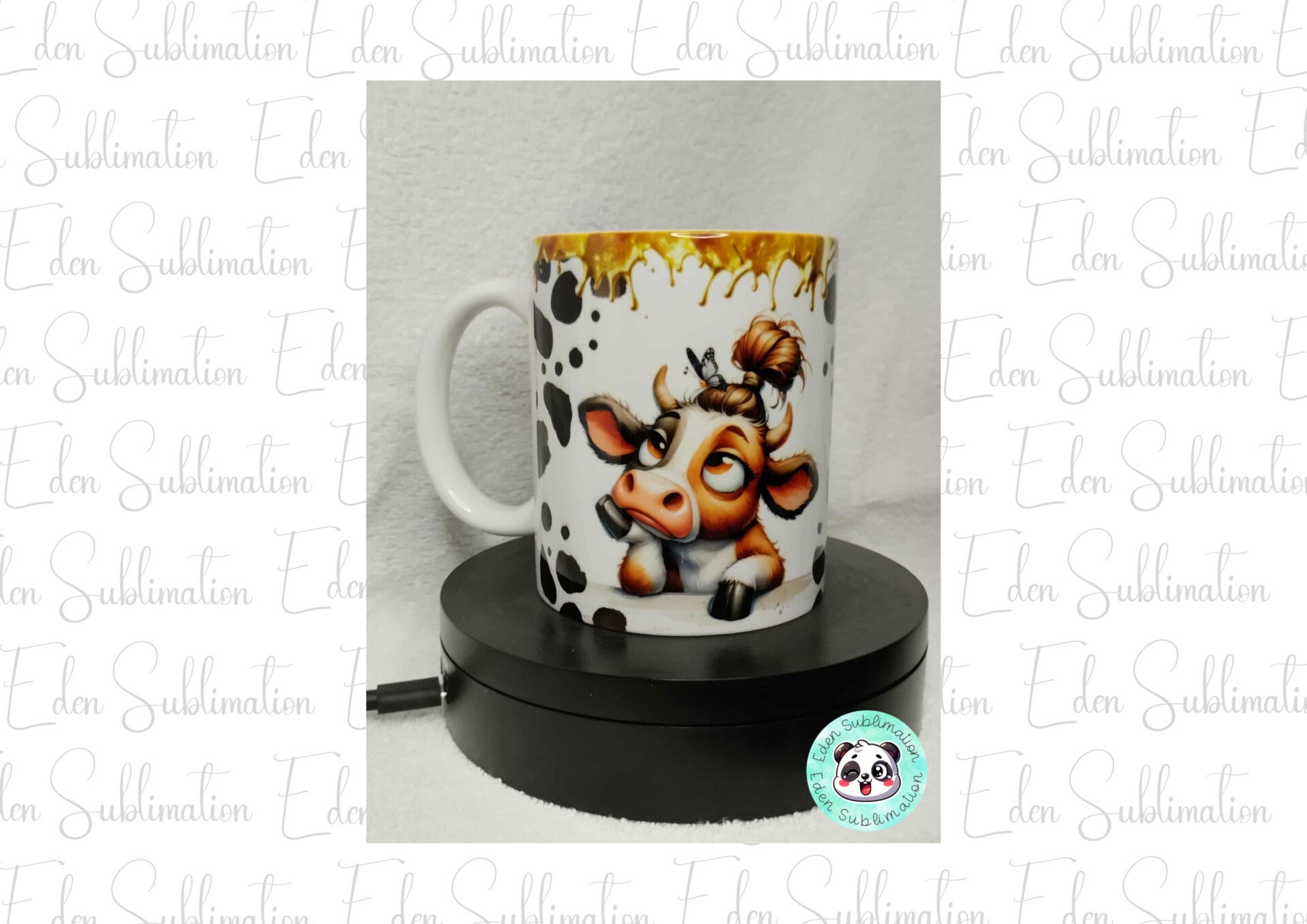 Mug Vache Pensive Kawaii