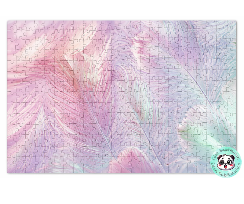 puzzle personnalisé 384 pièces avec photo — création artisanale Eden Sublimation Vosges