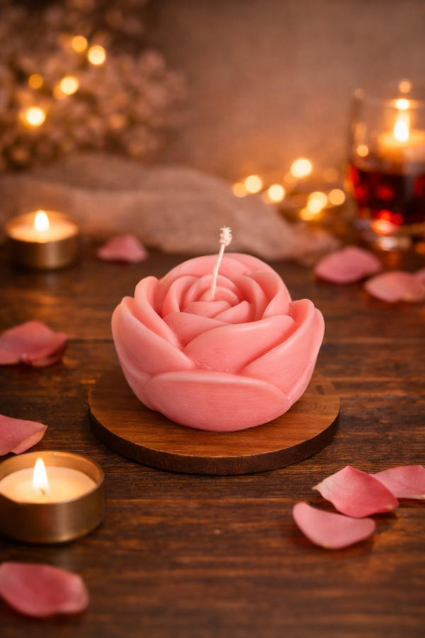 Rose Candle
