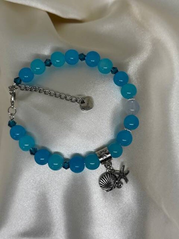🌊 Perlenarmband „Ocean Breeze“
