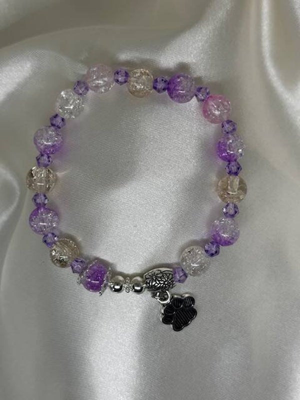 💜 Perlenarmband „Violet Dream“6919