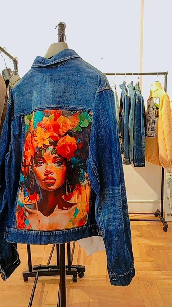 Giacca Denim "Lyne's Blossom"